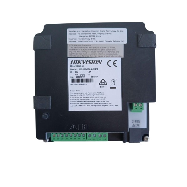 Hikvision 305301759 ds-kd8003-ime2 2-wire outdoor camera module